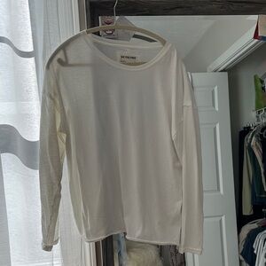 Free People Oversized Long Sleeve Top